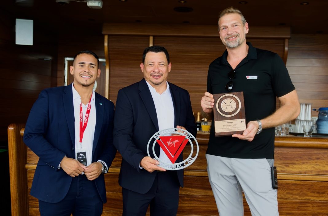 Aruba verwelkomt het cruiseschip ‘Brilliant Lady’ tijdens zijn inaugurele bezoek
