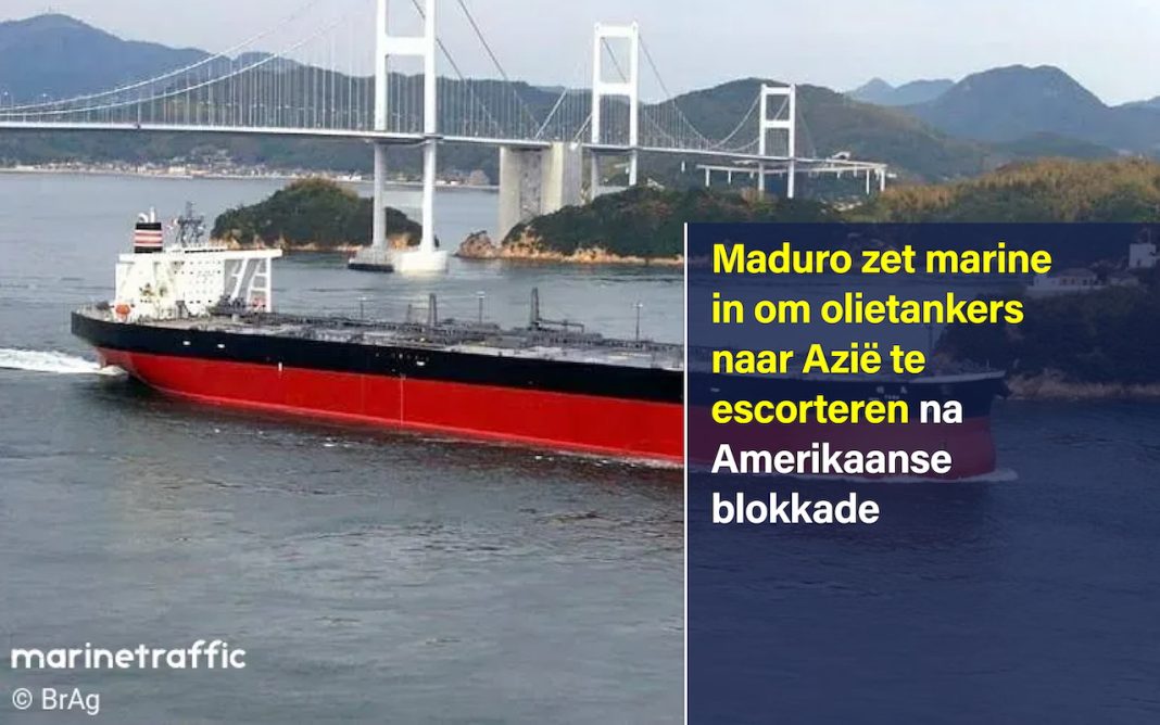 Maduro zet marine in om olietankers naar Azië te escorteren na Amerikaanse blokkade