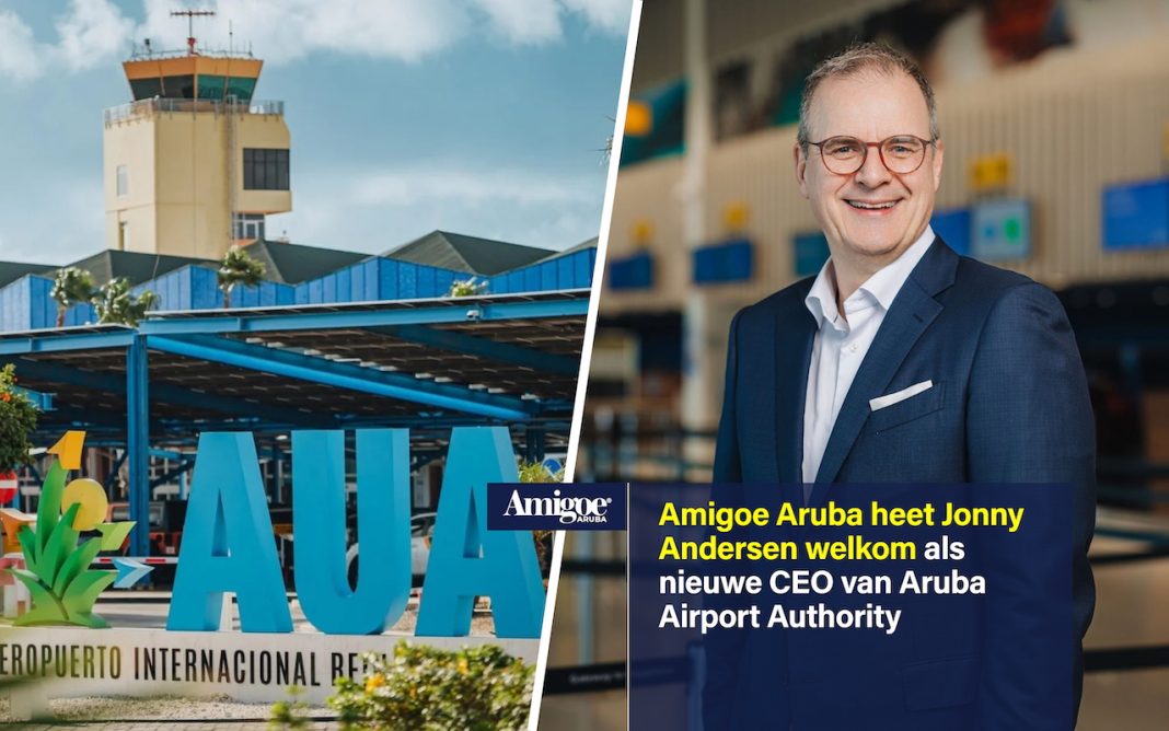 Amigoe Aruba heet Jonny Andersen welkom als nieuwe CEO van Aruba Airport Authority