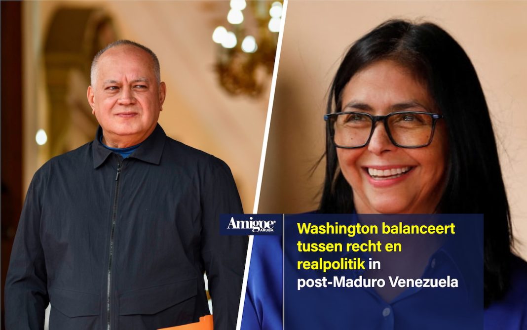 Washington balanceert tussen recht en realpolitik in post-Maduro Venezuela