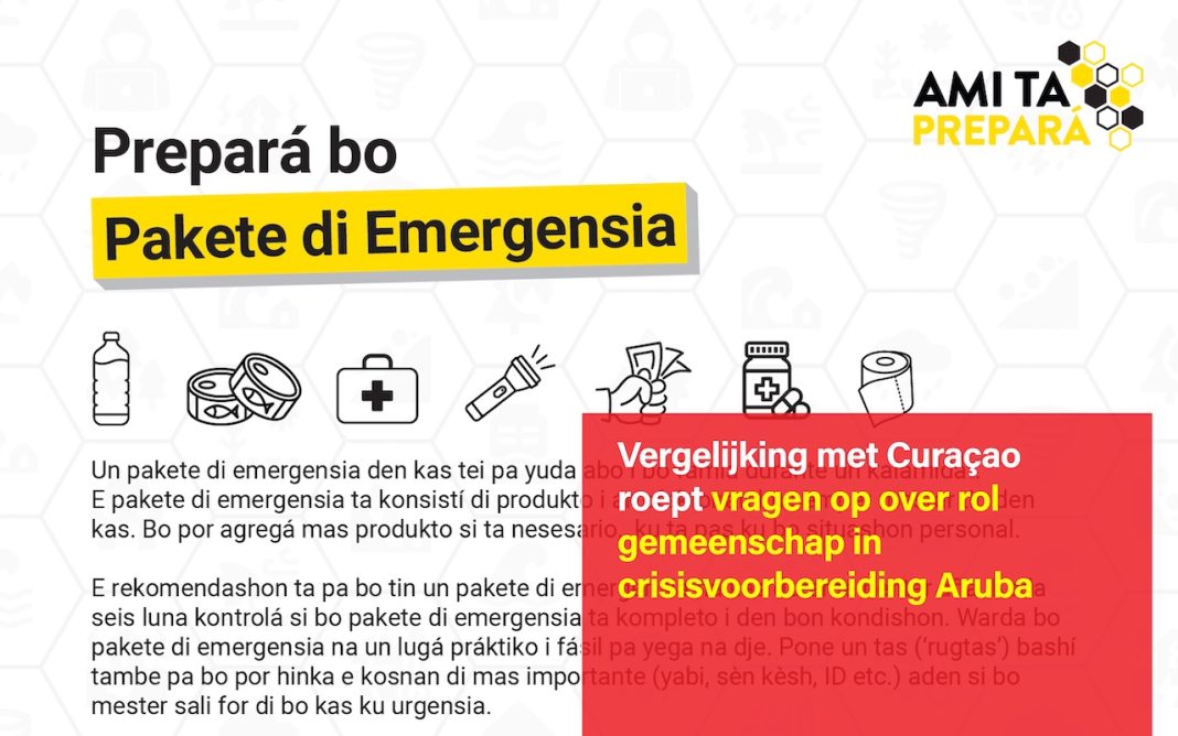 Vergelijking met Curaçao roept vragen op over rol gemeenschap in crisisvoorbereiding Aruba