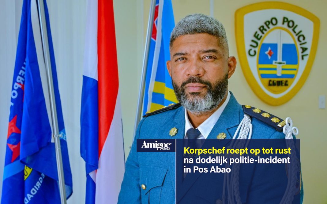 Korpschef roept op tot rust na dodelijk politie-incident in Pos Abao
