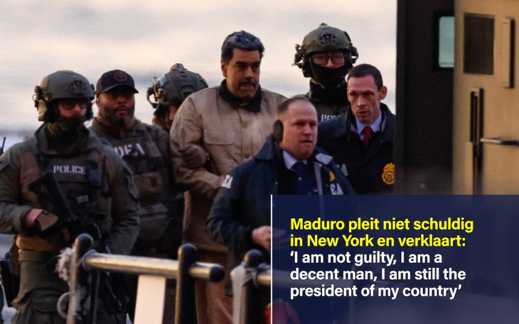 Maduro pleit niet schuldig in New York en spreekt rechtbank toe: ‘I am not guilty, I am a decent man’
