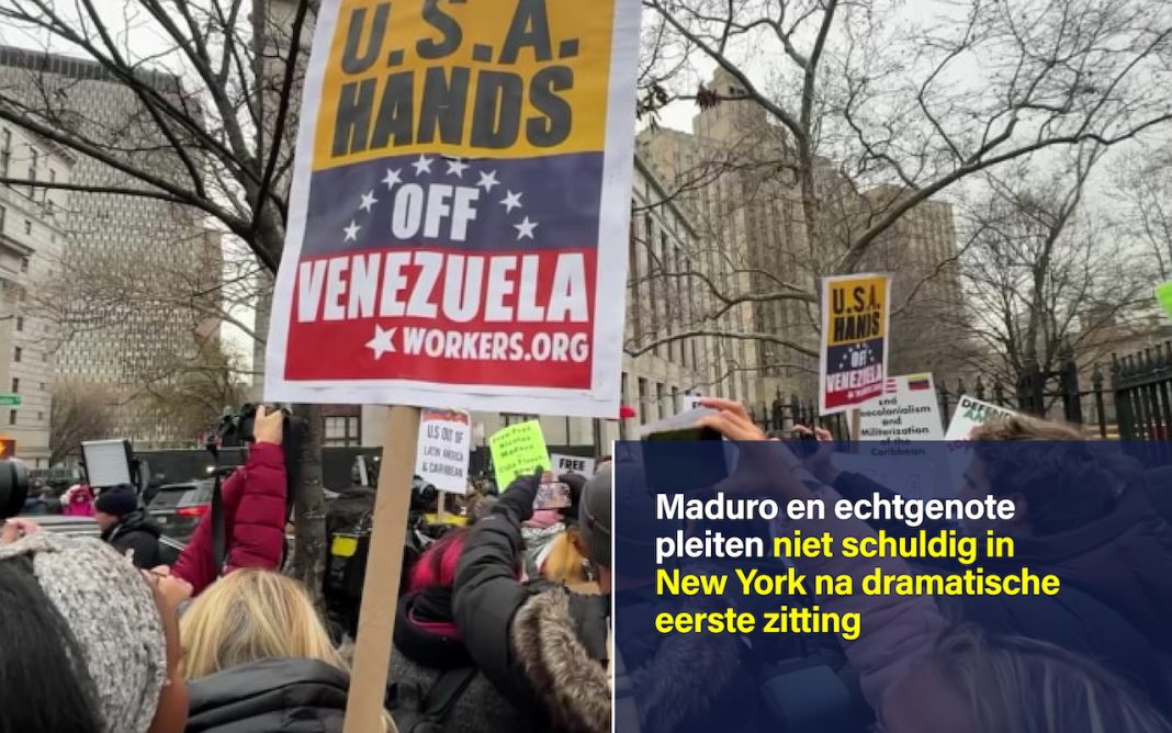 Maduro en echtgenote pleiten niet schuldig in New York na dramatische eerste zitting