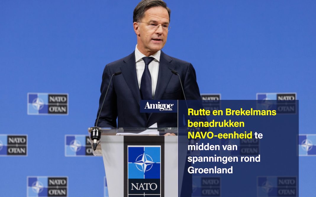 Rutte en Brekelmans benadrukken NAVO-eenheid te midden van spanningen rond Groenland