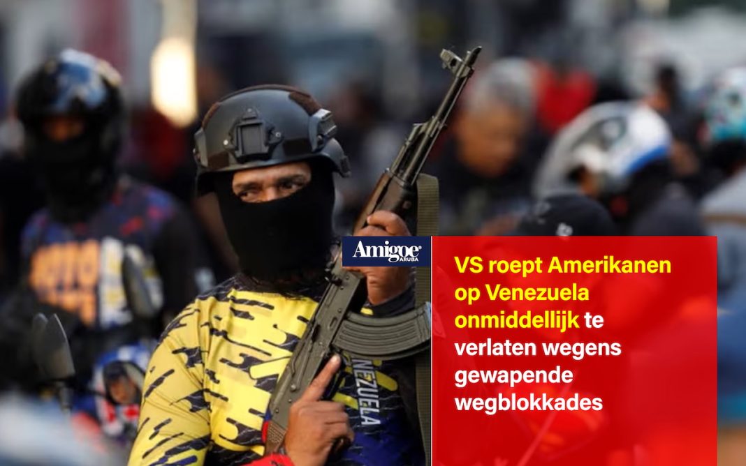 VS roept Amerikanen op Venezuela onmiddellijk te verlaten wegens gewapende wegblokkades