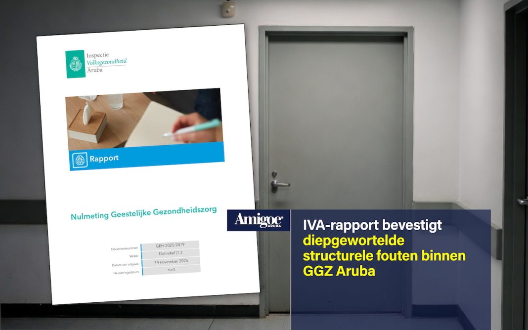 IVA-rapport bevestigt diepgewortelde structurele fouten binnen GGZ Aruba