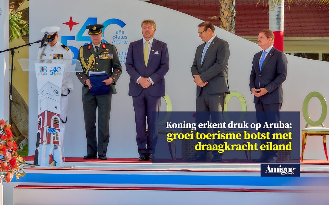 Koning erkent druk op Aruba: groei toerisme botst met draagkracht eiland