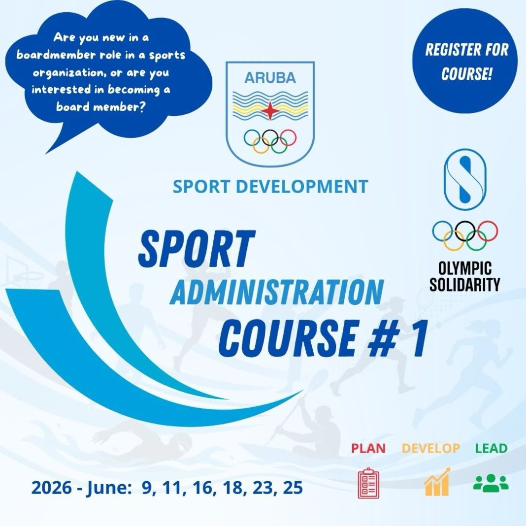 Arubaans Olympisch Comité start cursus sportbestuur Arubaans Olympisch Comité start cursus sportbestuur