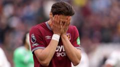 West Ham op rand van degradatie: woede bij fans na nieuwe nederlaag (Picture by: ichef.bbci.co.uk)