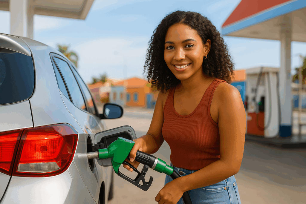 Benzineprijs op Curaçao stijgt opnieuw, diesel wordt iets goedkoper (Picture by: nu.cw)
