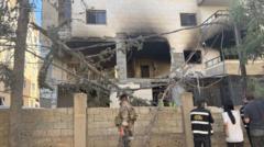 Israël voert aanval uit op Beiroet ondanks bestaand staakt-het-vuren Israël voert aanval uit op Beiroet ondanks bestaand staakt-het-vuren (Picture by: ichef.bbci.co.uk)