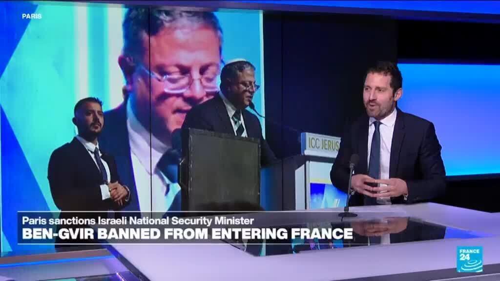 Israëlische minister Ben-Gvir de toegang tot Frankrijk geweigerd (Picture by: s.france24.com)