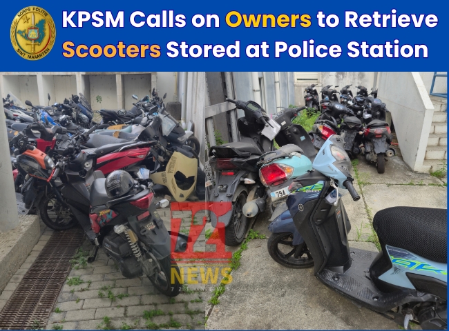 KPSM vraagt eigenaren scooters op te halen bij politiebureau Philipsburg KPSM vraagt eigenaren scooters op te halen bij politiebureau Philipsburg (Picture by: 721news.com)