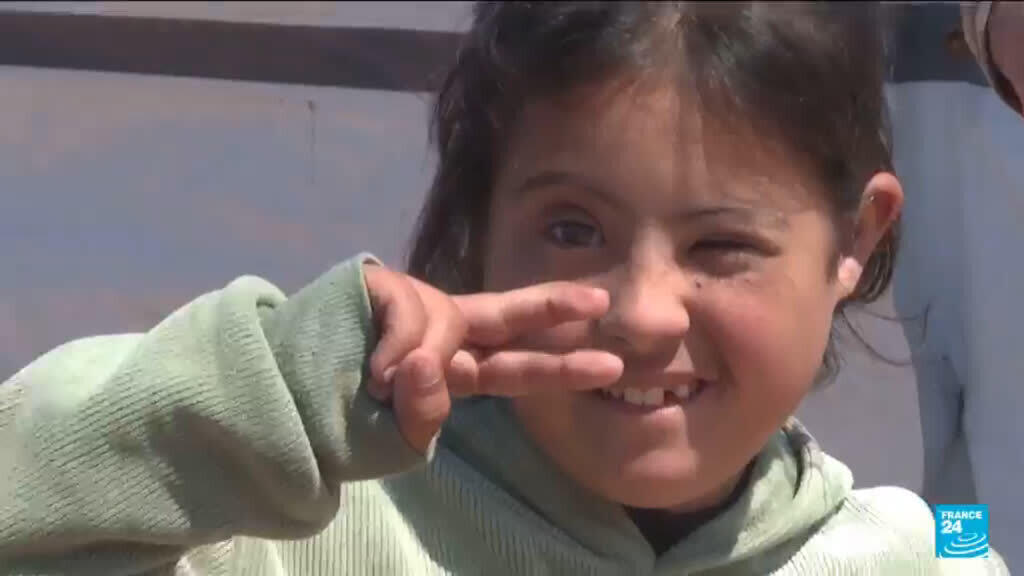 Kinderen met Down syndroom in Gaza zwaar getroffen door oorlog (Picture by: s.france24.com)