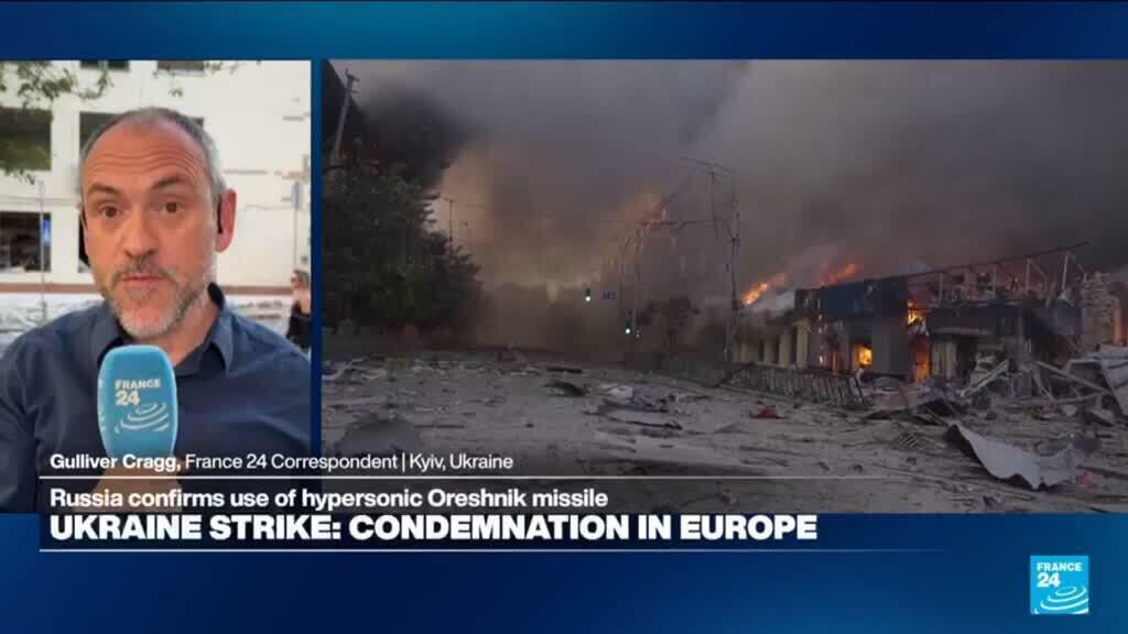 Kyiv in shock na dodelijke Russische drone- en raketaanvallen Kyiv in shock na dodelijke Russische drone- en raketaanvallen (Picture by: s.france24.com)