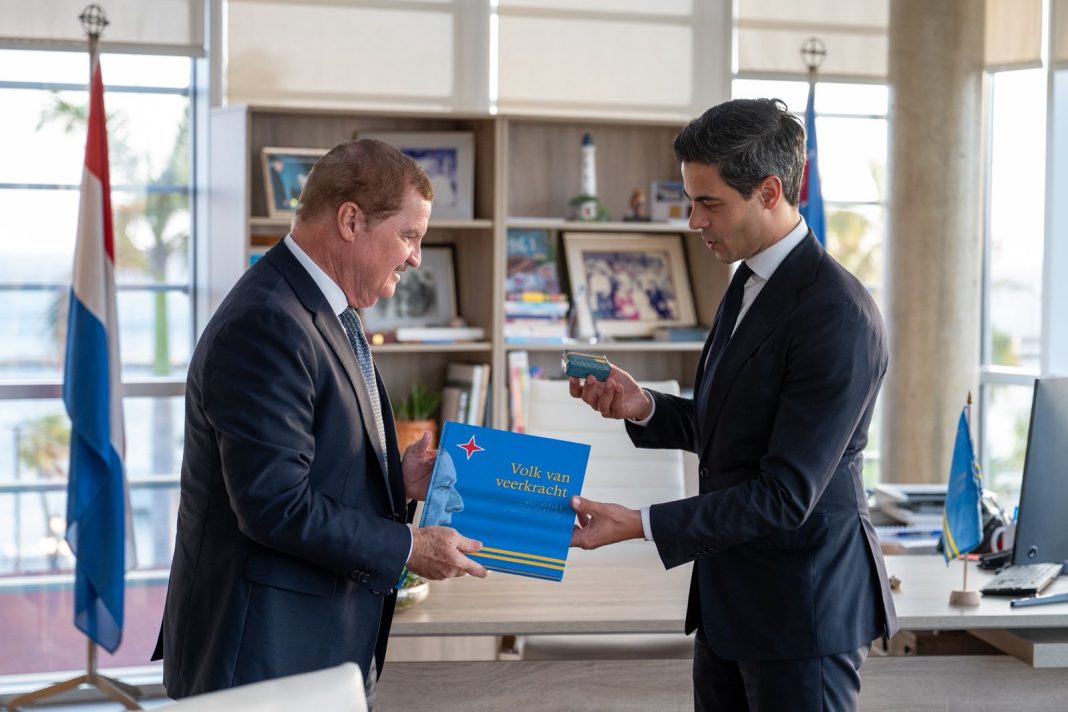 Eerste officiële bezoek van Nederlandse premier Rob Jetten aan Aruba Eerste officiële bezoek van Nederlandse premier Rob Jetten aan Aruba