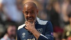 Nuno overlegt met West Ham-leiding over zijn toekomst na degradatie (Picture by: ichef.bbci.co.uk)