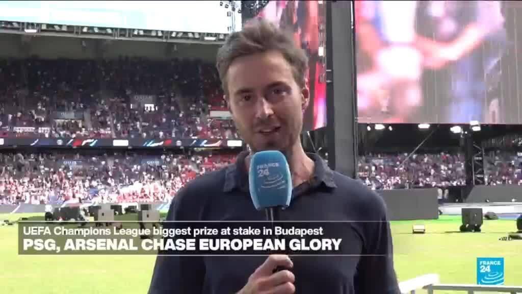 PSG en Arsenal strijden om de Champions League-titel in Boedapest (Picture by: s.france24.com)