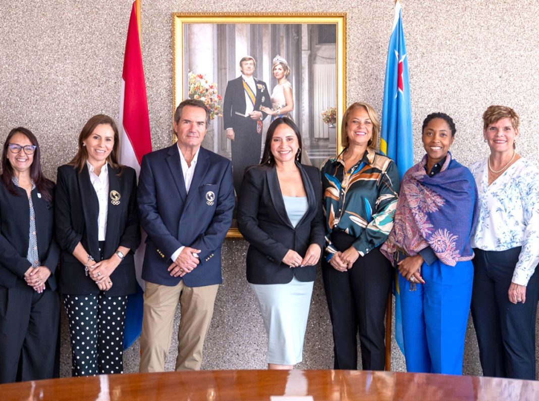 Panam Sports en COA voeren overleg met minister van Sport over sportbeleid Aruba (Picture by: diario.aw)