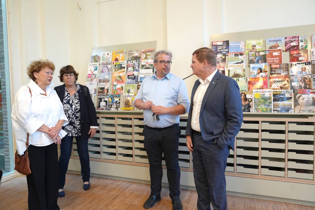 Premier Eman bezoekt cultureel centrum Huis73 in Den Bosch tijdens officieel bezoek aan Nederland (Picture by: diario.aw)
