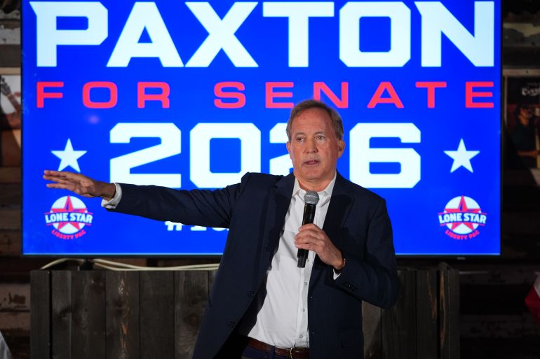 Trump-kandidaat Paxton verslaat senator Cornyn in Texas voorverkiezing (Picture by: aljazeera.com)