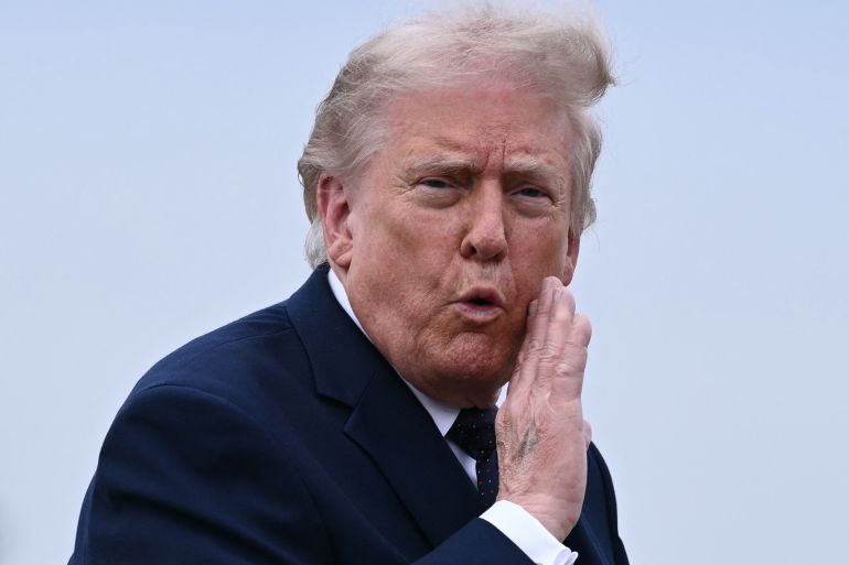 Trump plaatst Amerikaanse vlag over Iran: 'Verenigde Staten van het Midden-Oosten?' (Picture by: aljazeera.com)