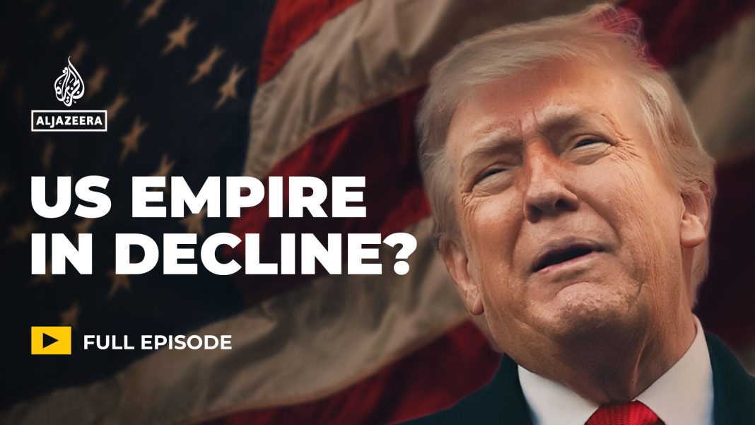 Zit het Amerikaanse imperium midden in een lange neergang?