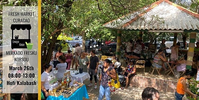 Zaterdag is het weer tijd voor Merkado Fresku op Curaçao (Picture by: extra.cw)