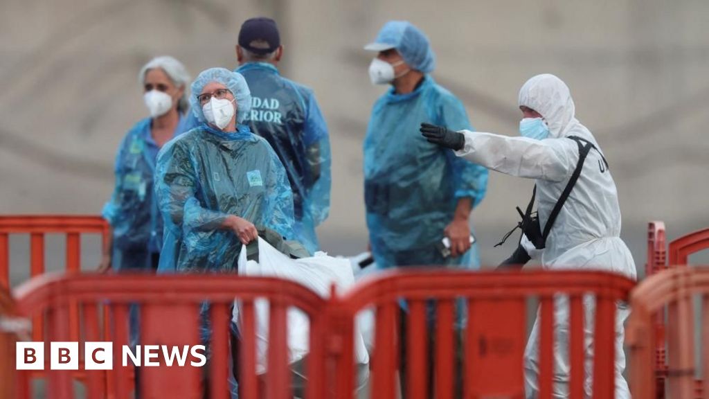 Amerikaanse en Franse staatsburgers testen positief op hantavirus nadat ze het schip hebben verlaten