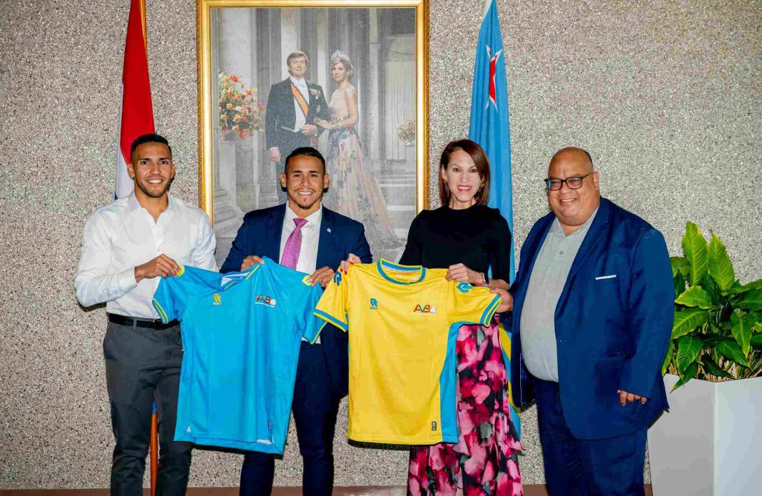 ATA betuigt steun aan Arubaans nationaal voetbalelftal voor FIFA-wedstrijd tegen Curaçao (Picture by: 24ora.com)