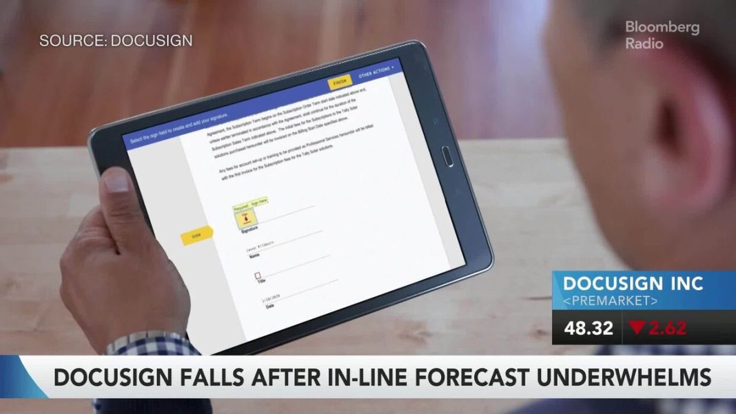Aandelen Lululemon, DocuSign en Coinbase onder druk (Picture by: assets.bwbx.io)