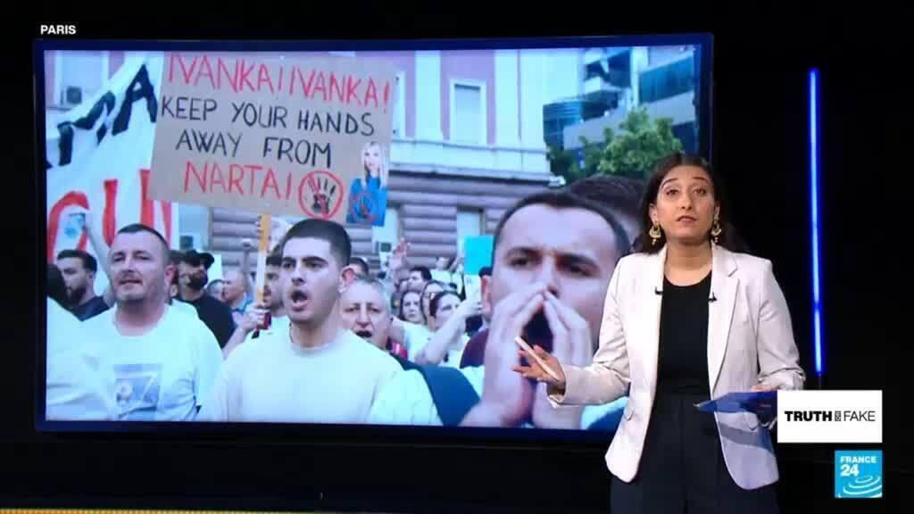 Albanië in protest tegen luxeresort met banden Kushner, misleidende video's viraal (Picture by: s.france24.com)