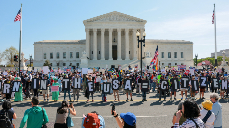 Amerikaans Hooggerechtshof blokkeert Trumps maatregel tegen geboortelandburgerschap (Picture by: aljazeera.com)