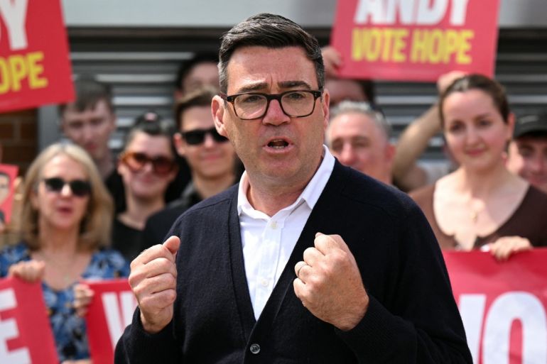 Andy Burnham wint tussentijdse verkiezing en mikt op premierschap (Picture by: aljazeera.com)