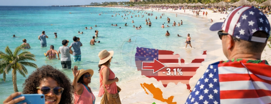 Aruba ontving in mei 2026 ruim 133.000 verblijfstoeristen (Picture by: noticiacla.com)