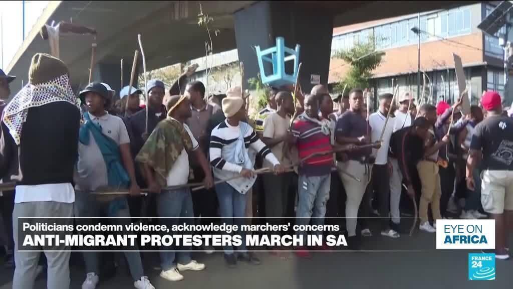 Betogingen tegen illegale immigratie in Zuid-Afrika verlopen rustig (Picture by: s.france24.com)