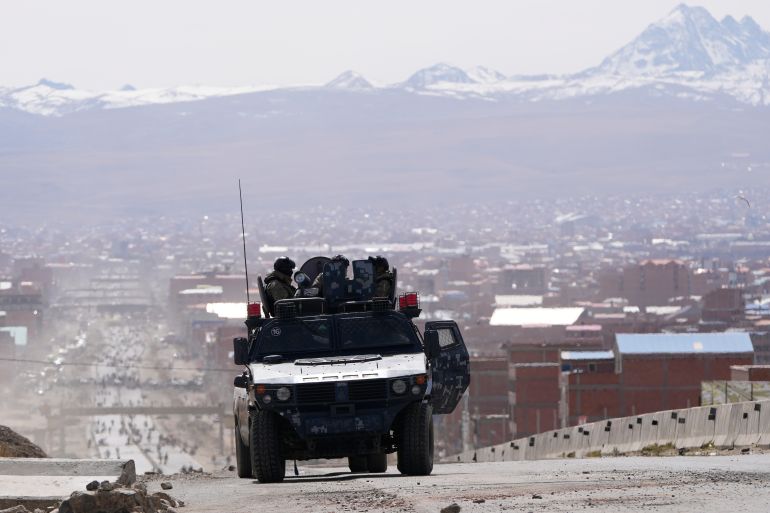 Bolivia: geen wegblokkades meer na afkondiging noodtoestand (Picture by: aljazeera.com)