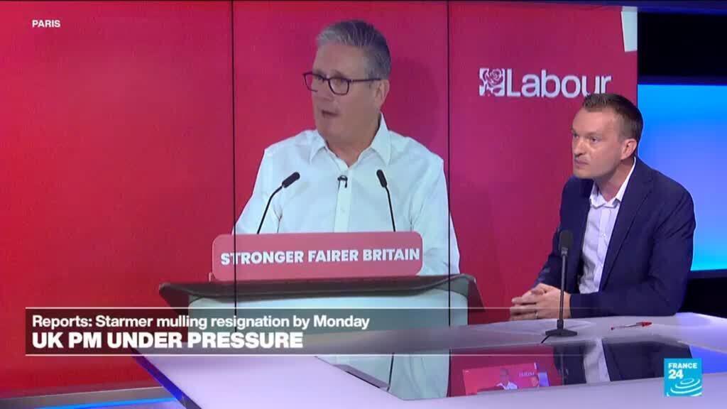 Brits premier Starmer zou maandag zijn aftreden aankondigen (Picture by: s.france24.com)