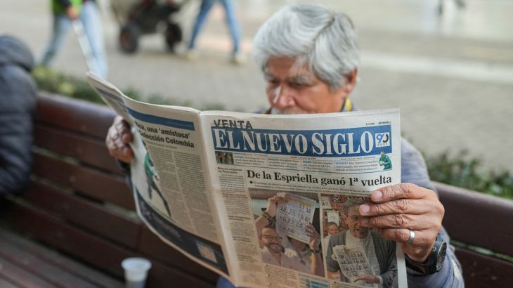 Colombia in spanning voor presidentsverkiezingen: extreemrechts tegen links in tweede ronde (Picture by: aljazeera.com)