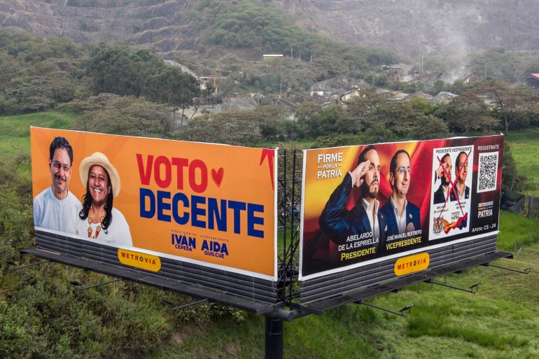 Colombia kiest tussen links en rechts in beslissende tweede ronde presidentsverkiezingen (Picture by: aljazeera.com)