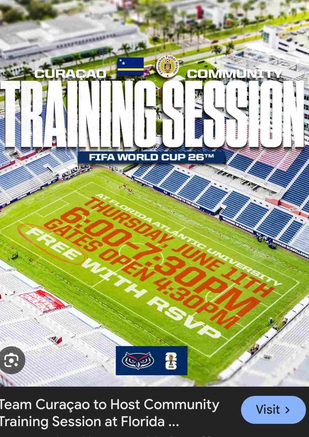 Curaçao bereidt zich voor op WK 2026 met grootschalige trainingssessie in Florida (Picture by: 24ora.com)