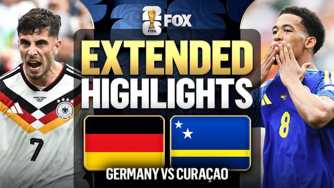 Curaçao neemt het op tegen Duitsland tijdens kwalificatieronde FIFA Wereldkampioenschap 2026 (Photo by: foxsports.com)
