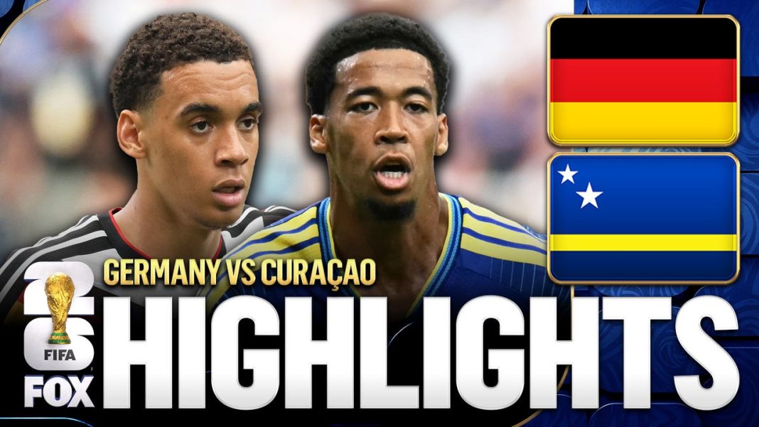 Curaçao neemt het op tegen Duitsland tijdens kwalificatieronde WK 2026 (Photo by: foxsports.com)