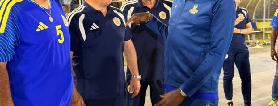 Curaçao verslaat Aruba met 4-0 in oefenwedstrijd voorafgaand aan wereldkampioenschap Curaçao verslaat Aruba met 4-0 in oefenwedstrijd voorafgaand aan wereldkampioenschap (Picture by: noticiacla.com)