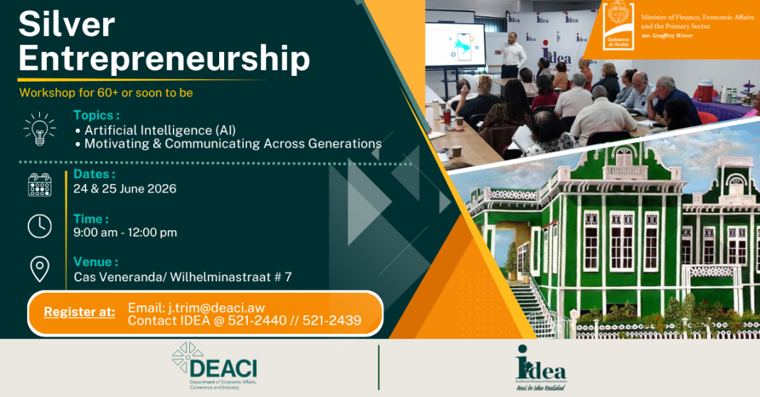 DEACI organiseert gratis workshop voor gepensioneerden en 60-plussers op Aruba (Picture by: solodipueblo.com)