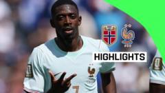 Dembélé scoort hattrick en helpt Frankrijk groep te winnen ten koste van Noorwegen (Picture by: ichef.bbci.co.uk)