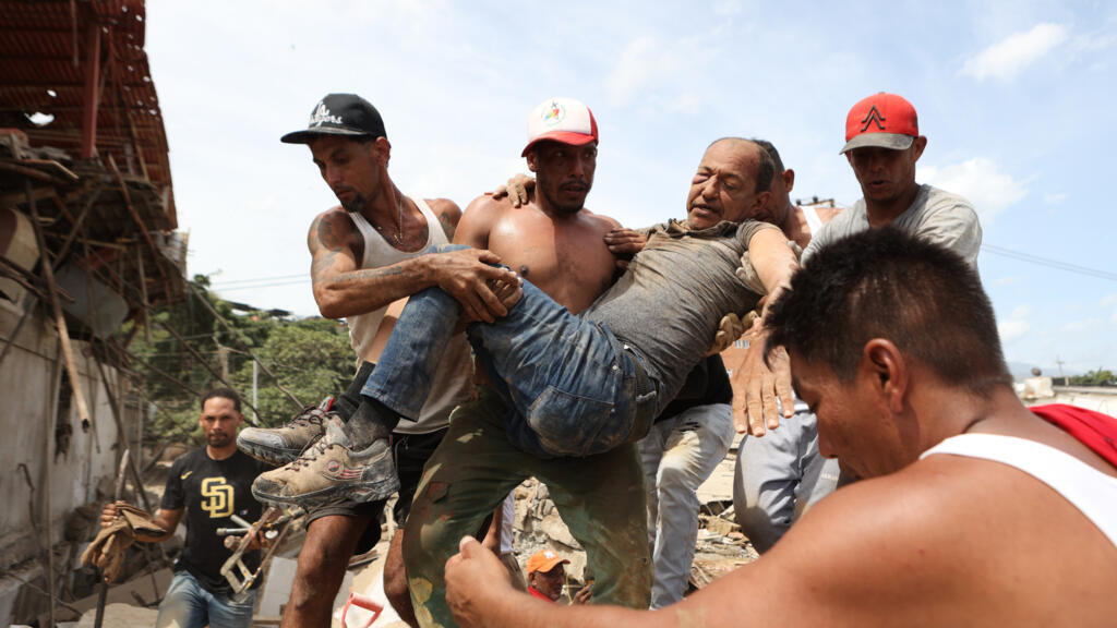 Dodental Venezuela-aardbevingen stijgt naar 235, duizenden vermist (Picture by: s.france24.com)