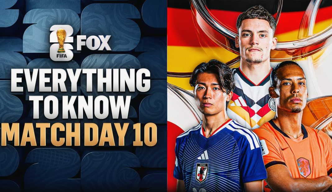 Duitsland, Nederland en Japan actief op speeldag 10 van het WK voetbal (Photo by: foxsports.com)
