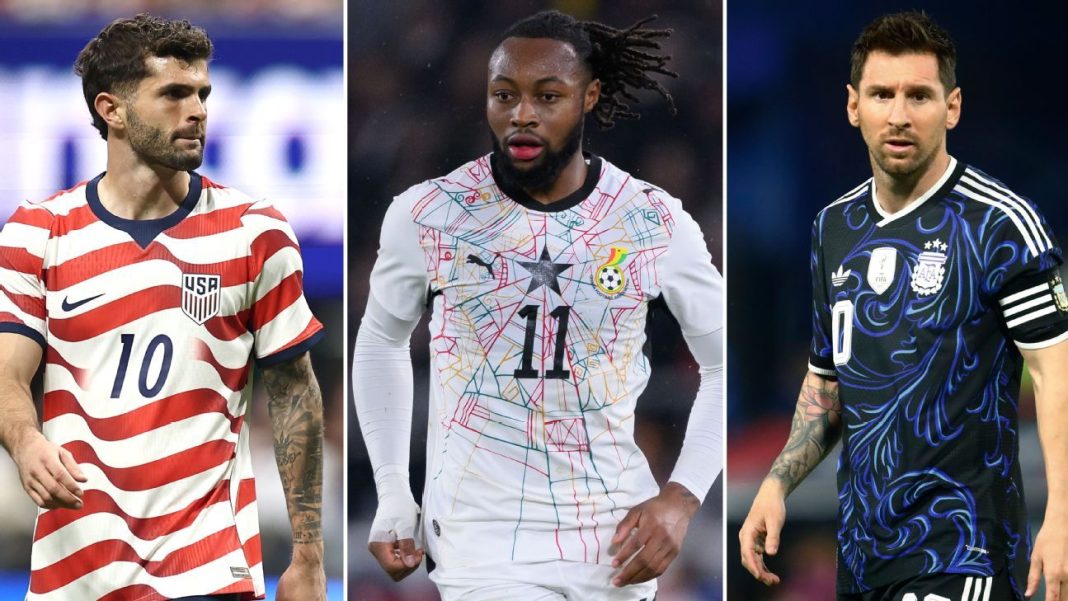 ESPN publiceert ranglijst van voetbalshirts voor het WK 2026 (Photo by: espncdn.com)